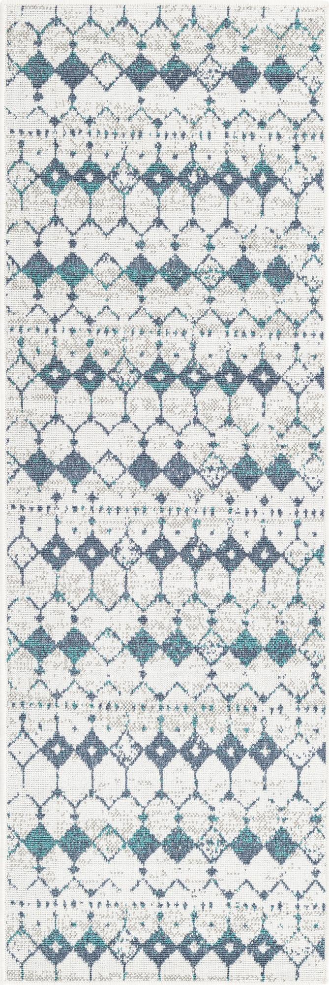 Rug Ivory and Blue Swatch link