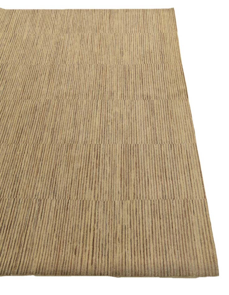 Detail image of  5' 8 x 8' 3  Hand Knotted Kashkuli Gabbeh Wool Rug