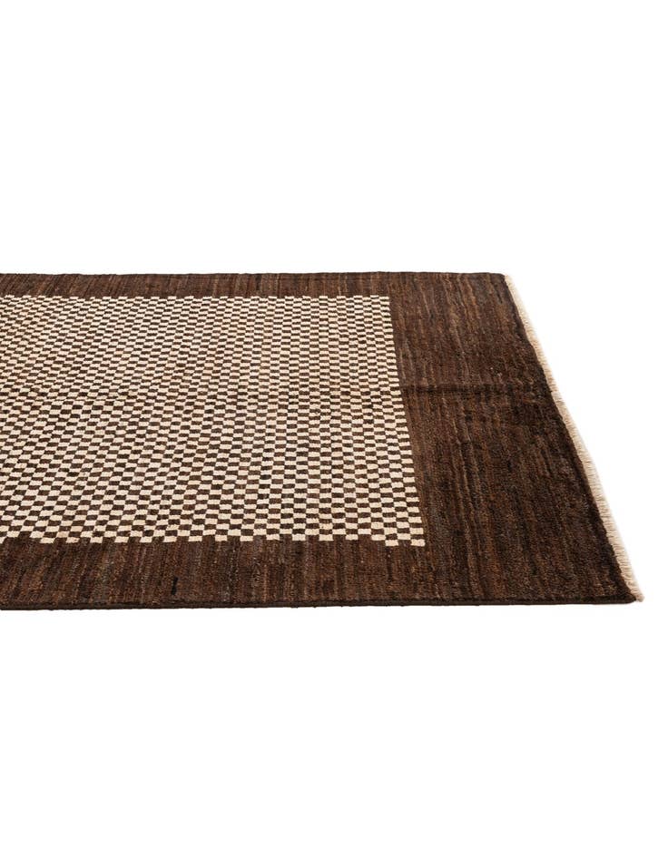 Detail image of  5' 7 x 8'  Hand Knotted Modern Ziegler Wool Rug