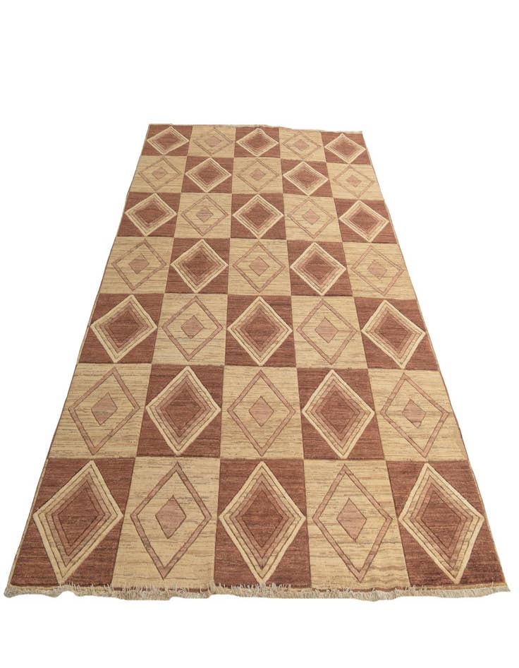 Detail image of  8' 5 x 10' 8  Hand Knotted Modern Ziegler Oriental Wool Rug