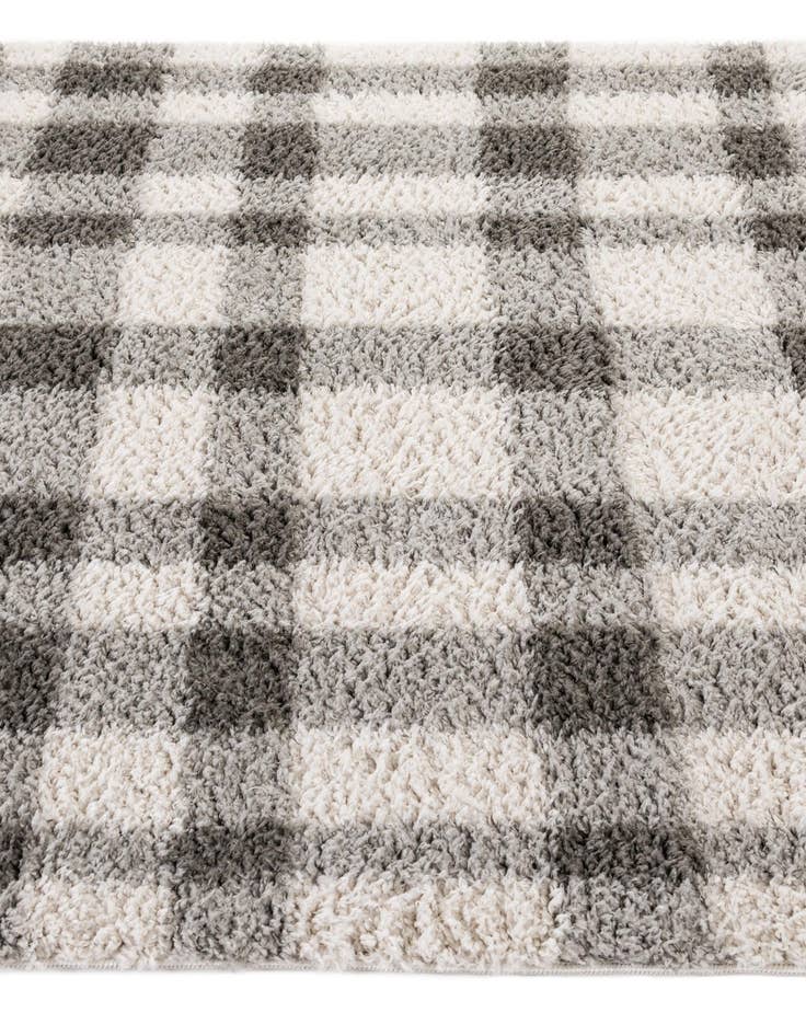 Detail image of  5' 4 x 7' 3 Lattice Shag Rug