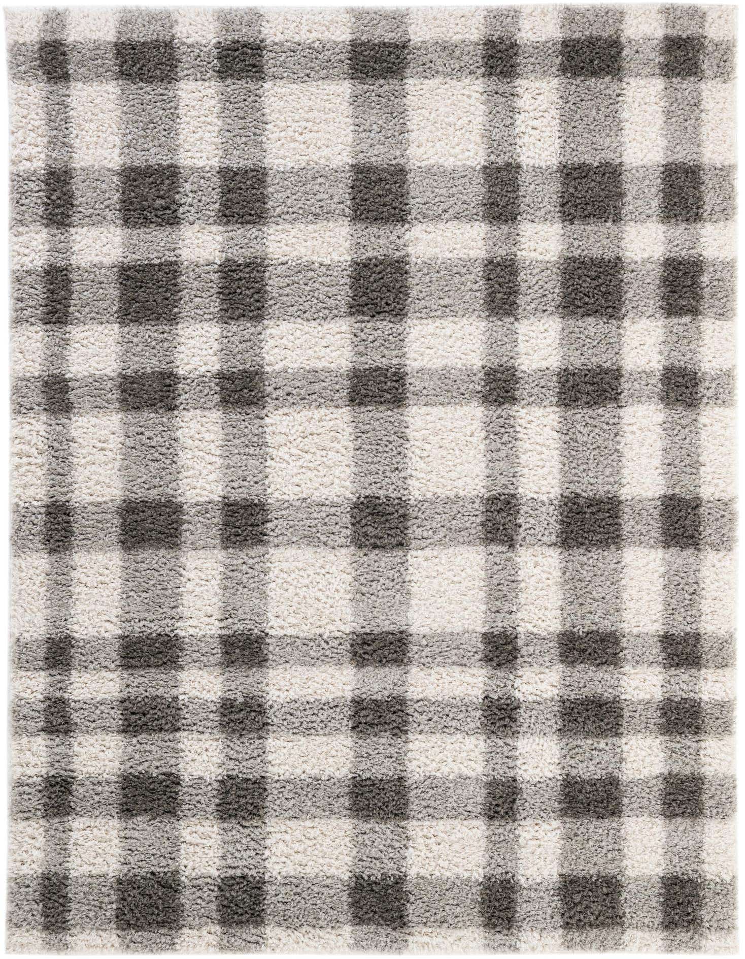 Primary image  5' 4 x 7' 3 Lattice Shag Rug