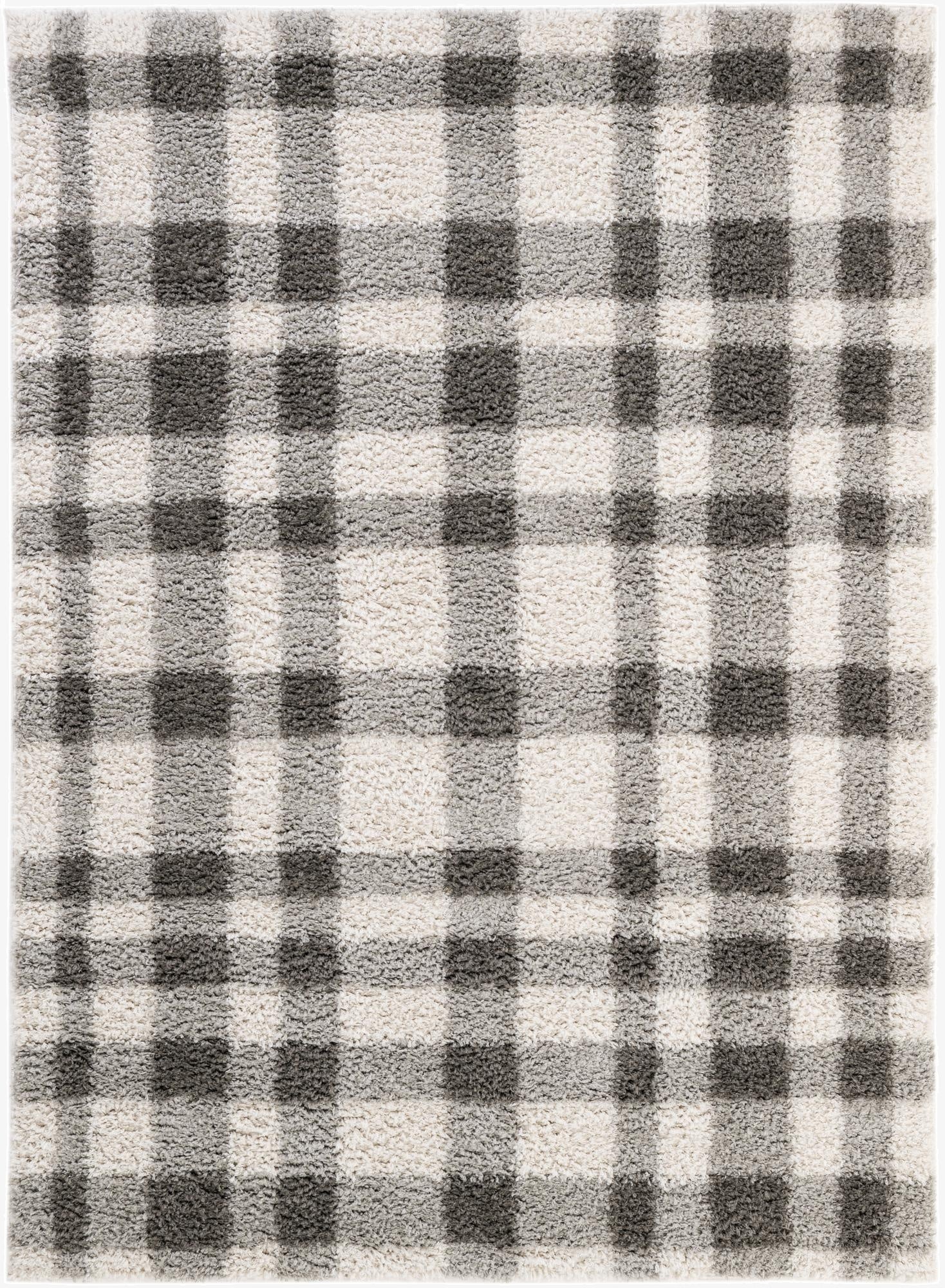  5' 4 x 7' 3 Lattice Shag Rug