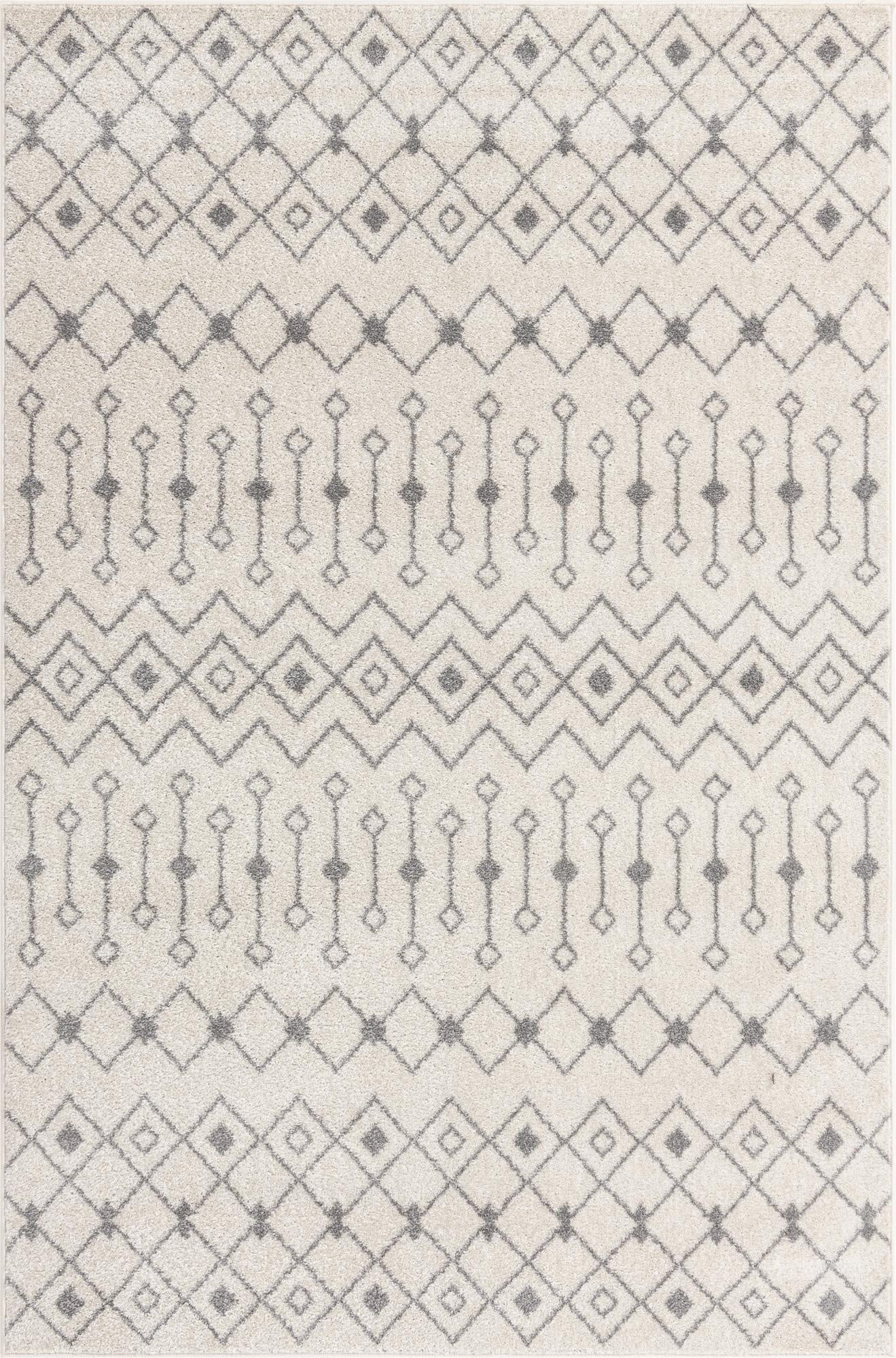  6' x 9' Moroccan Trellis Rug