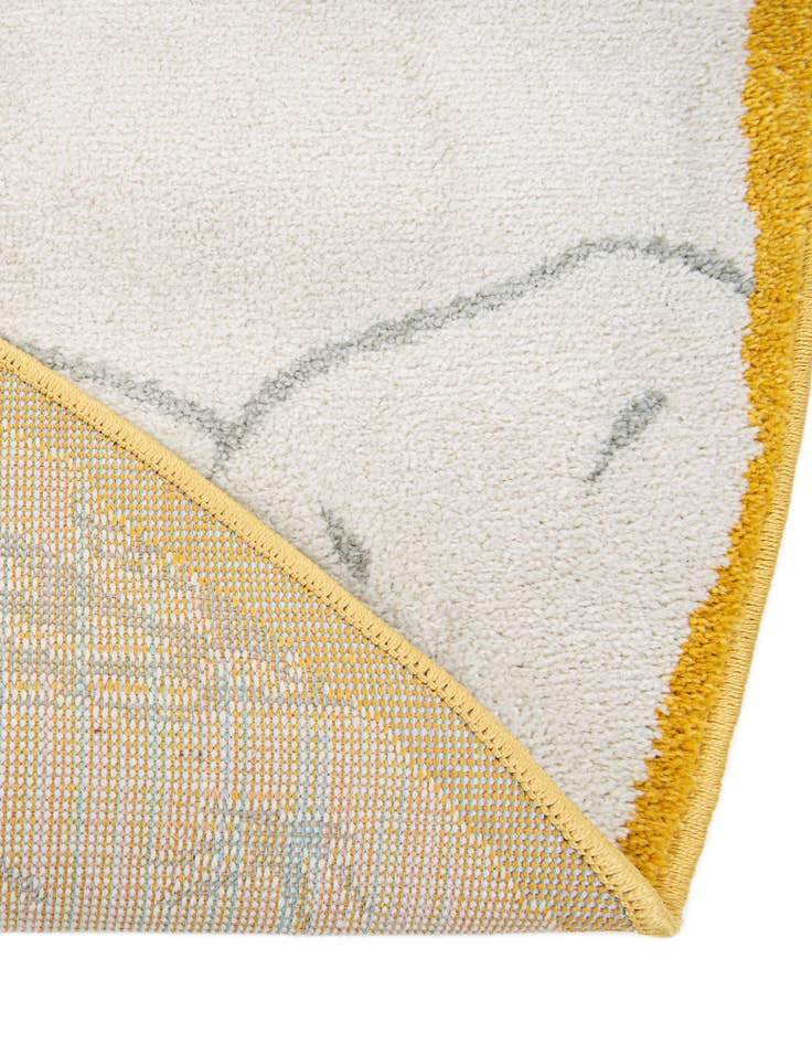 Detail image of  5' 3 x 5' 3 Bear Whimsy Kids Round Rug