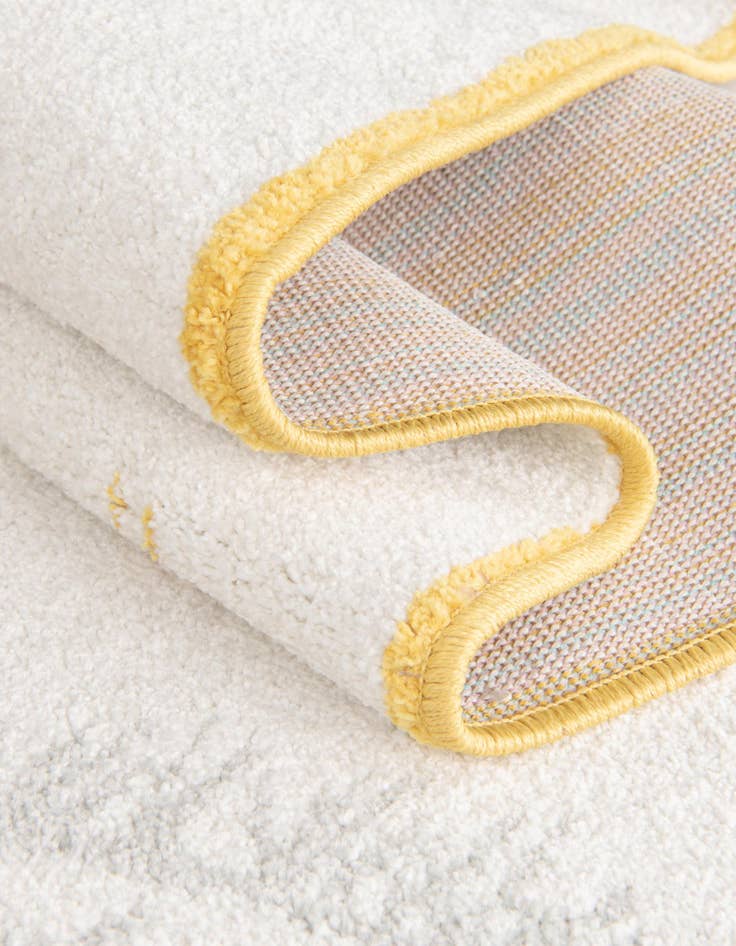 Detail image of  5' 3 x 5' 3 Bear Whimsy Kids Round Rug