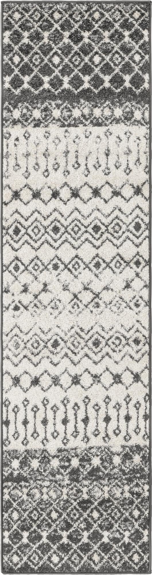  2' x 8' Moroccan Trellis Runner Rug