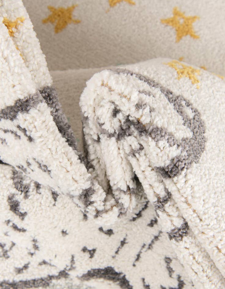 Detail image of  2' 2 x 3' 11 Bear Whimsy Kids Runner Rug