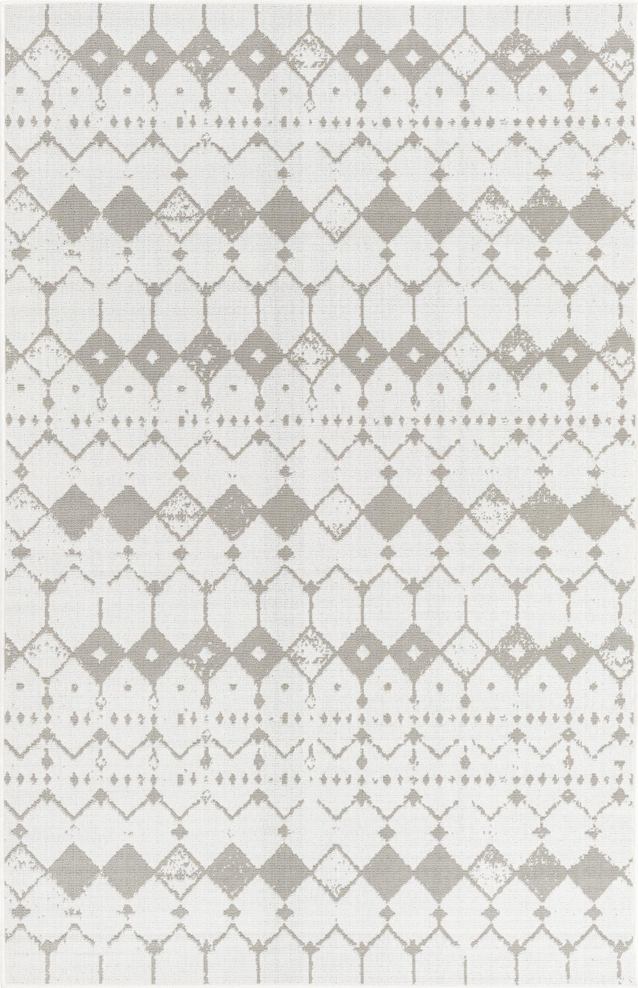  1' x 1'  Washable Lattice Indoor / Outdoor Sample Rug