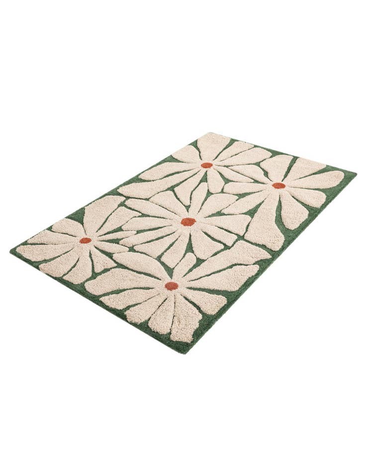 Detail image of  3' 3 x 5' 3 Handtufted Wool Rug