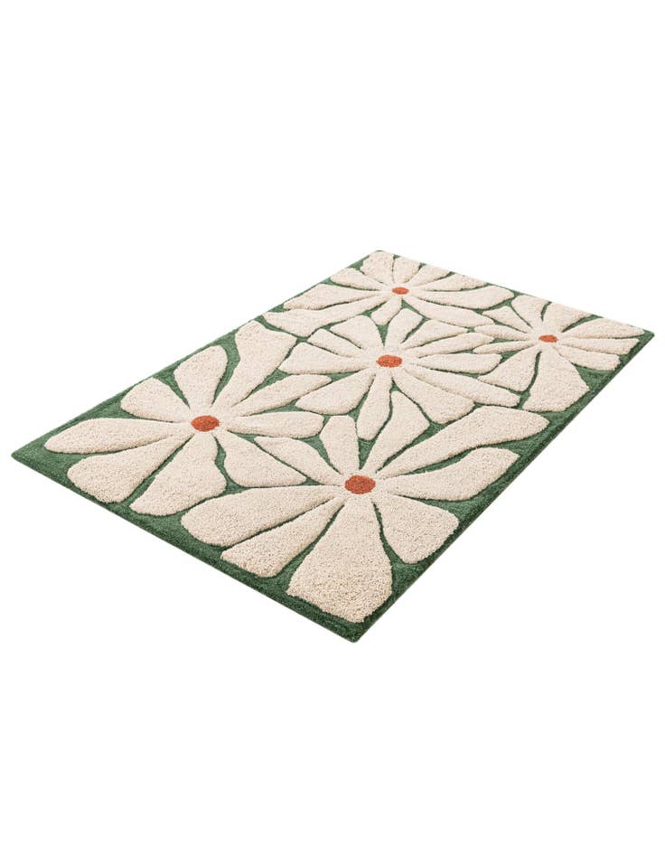 Detail image of  3' 3 x 5' 3 Handtufted Wool Rug