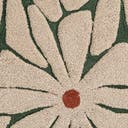 Rug Ivory and Green Swatch link