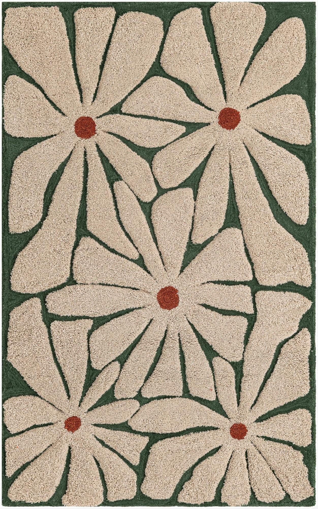 Primary image  5' 1 x 8' Handtufted Wool Rug