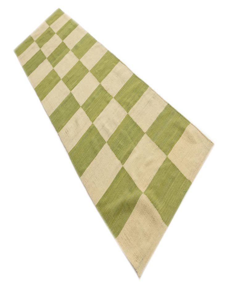 Detail image of  2' 10 x 9' 8  Hand Woven Kilim Modern Wool Runner Rug