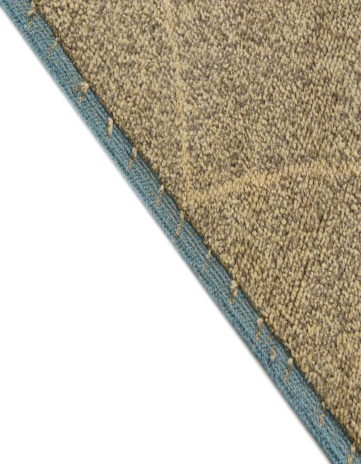 Detail image of  6' 2 x 9' 6  Hand Knotted Moroccan Wool Rug