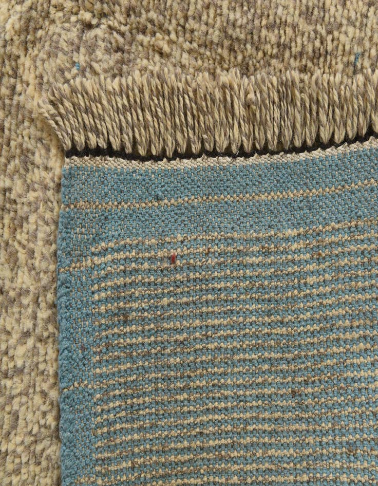 Detail image of  6' 2 x 9' 6  Hand Knotted Moroccan Wool Rug