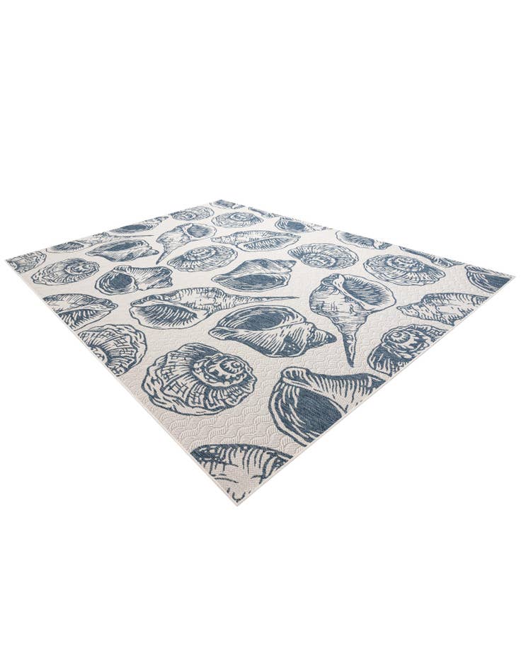 Detail image of  9' x 12'  Washable Coastal Indoor / Outdoor Rug