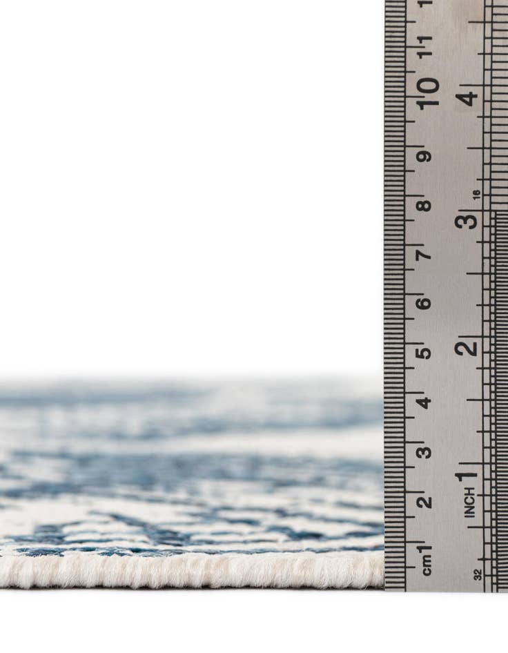 Detail image of  2' 7 x 12'  Washable Coastal Indoor / Outdoor Runner Rug