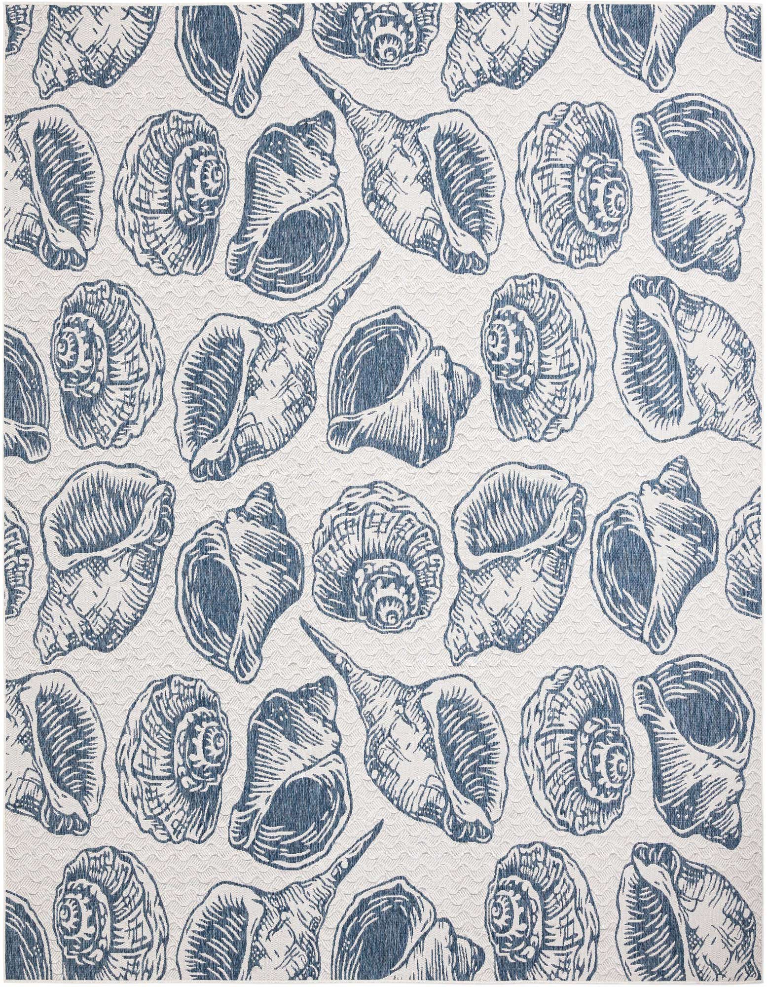 Primary image  13' x 13'  Washable Coastal Indoor / Outdoor Square Rug