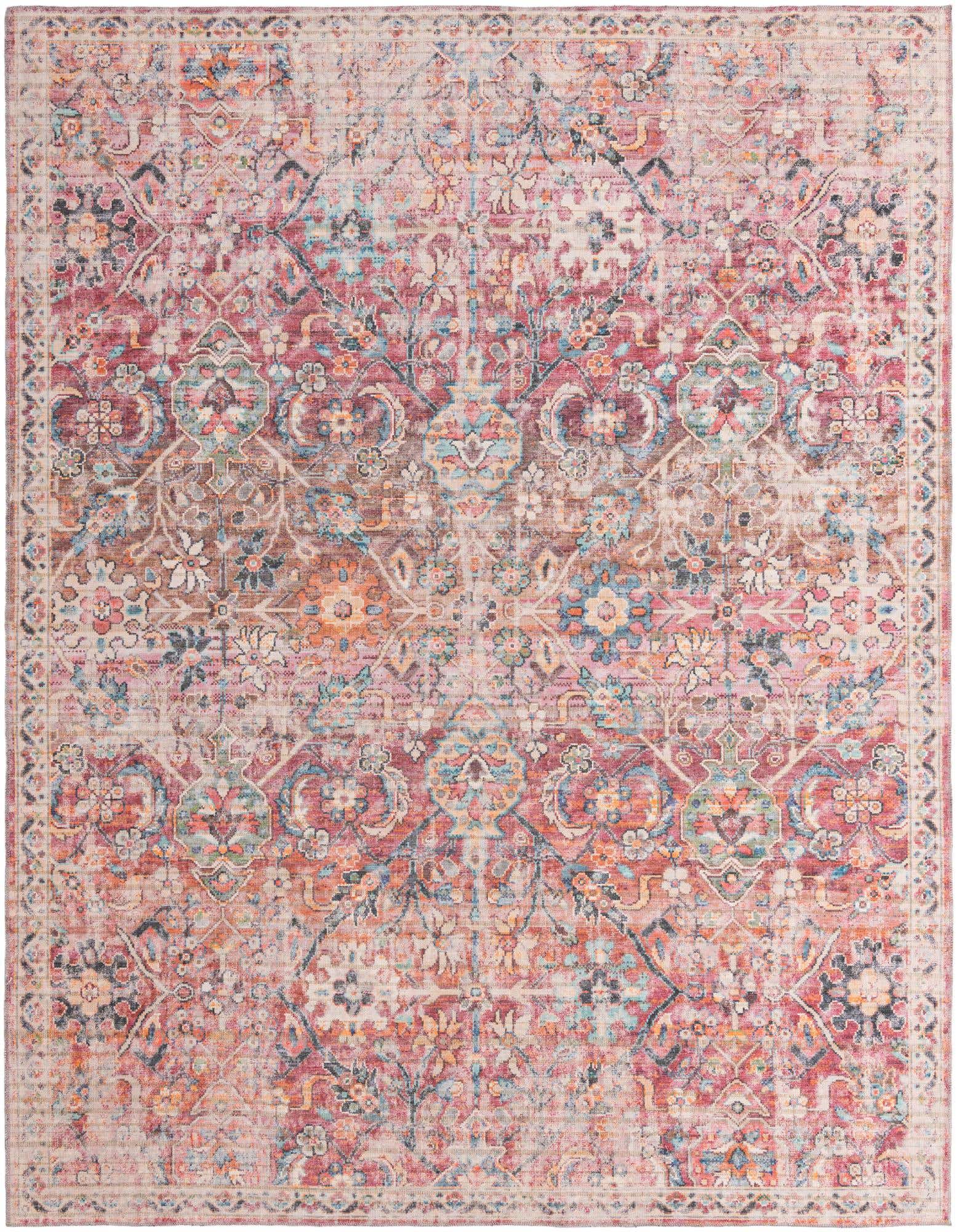 Primary image 9' 2 x 12' Washable Nostalgia Rug