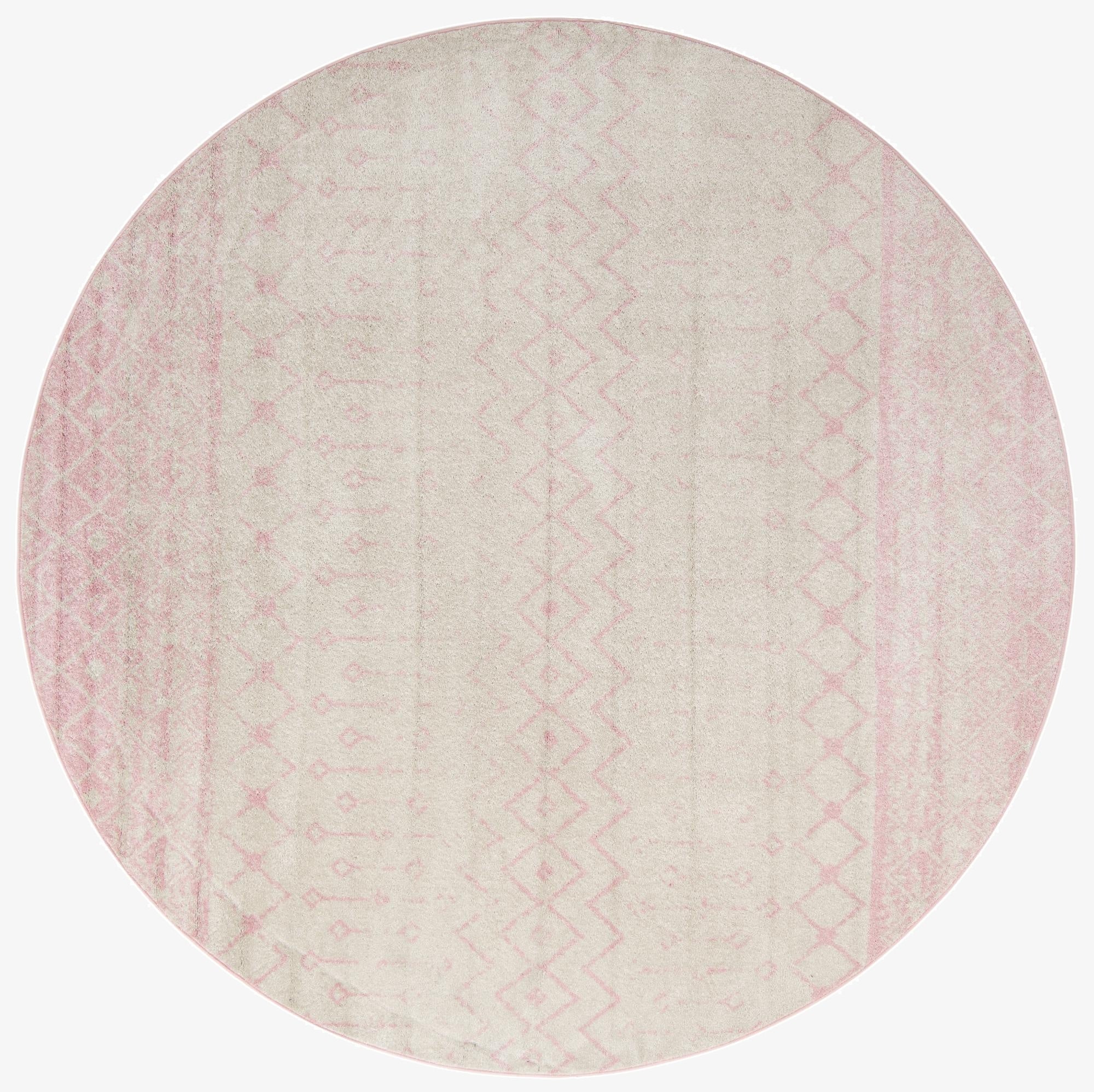  10' x 10' Moroccan Trellis Round Rug