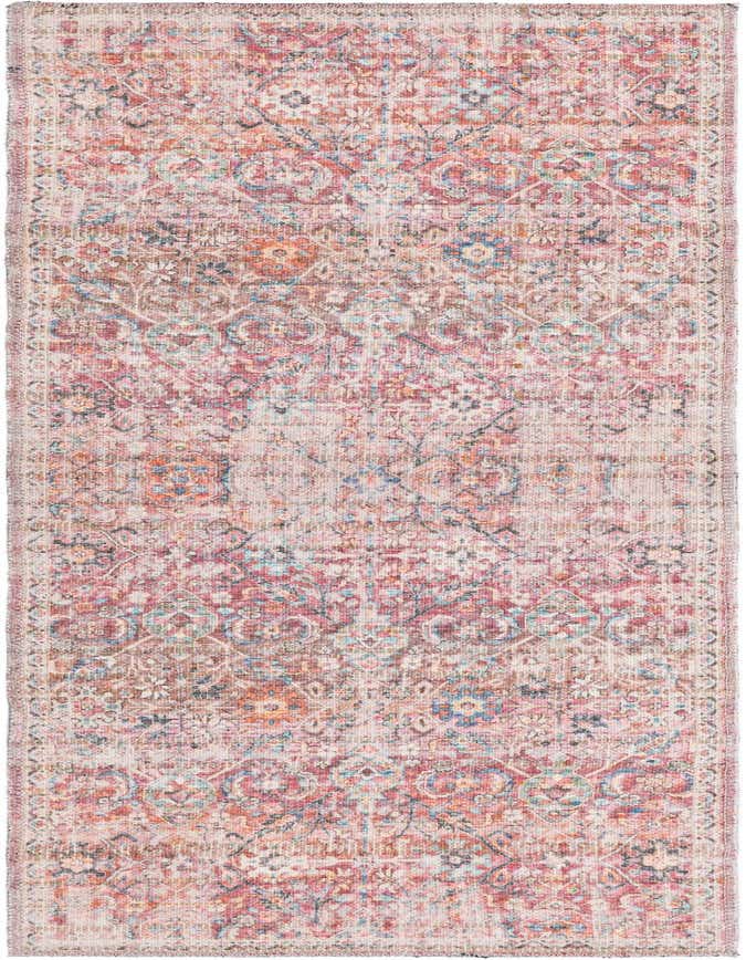 Primary image 2' x 6' Washable Nostalgia Runner Rug