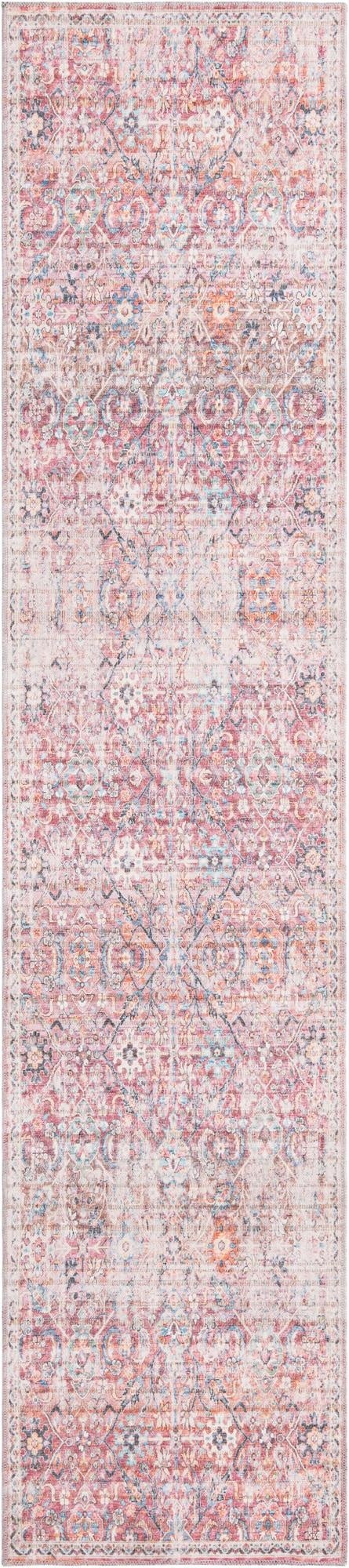  2' 7 x 12'  Washable Nostalgia Runner Rug