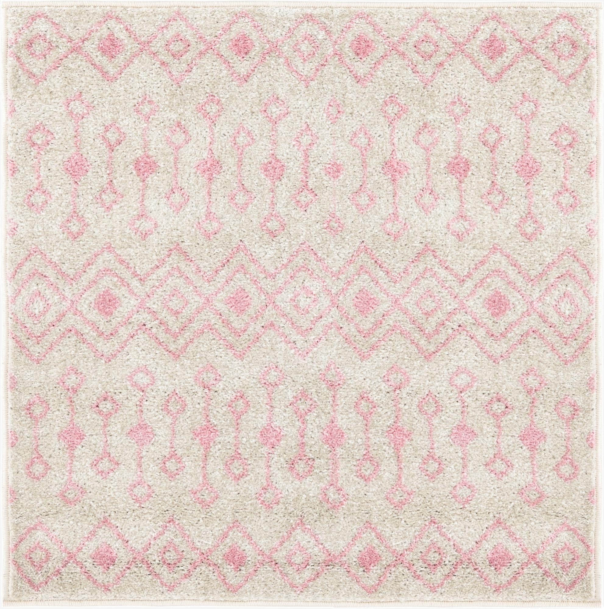  3' 3 x 3' 3 Moroccan Trellis Square Rug
