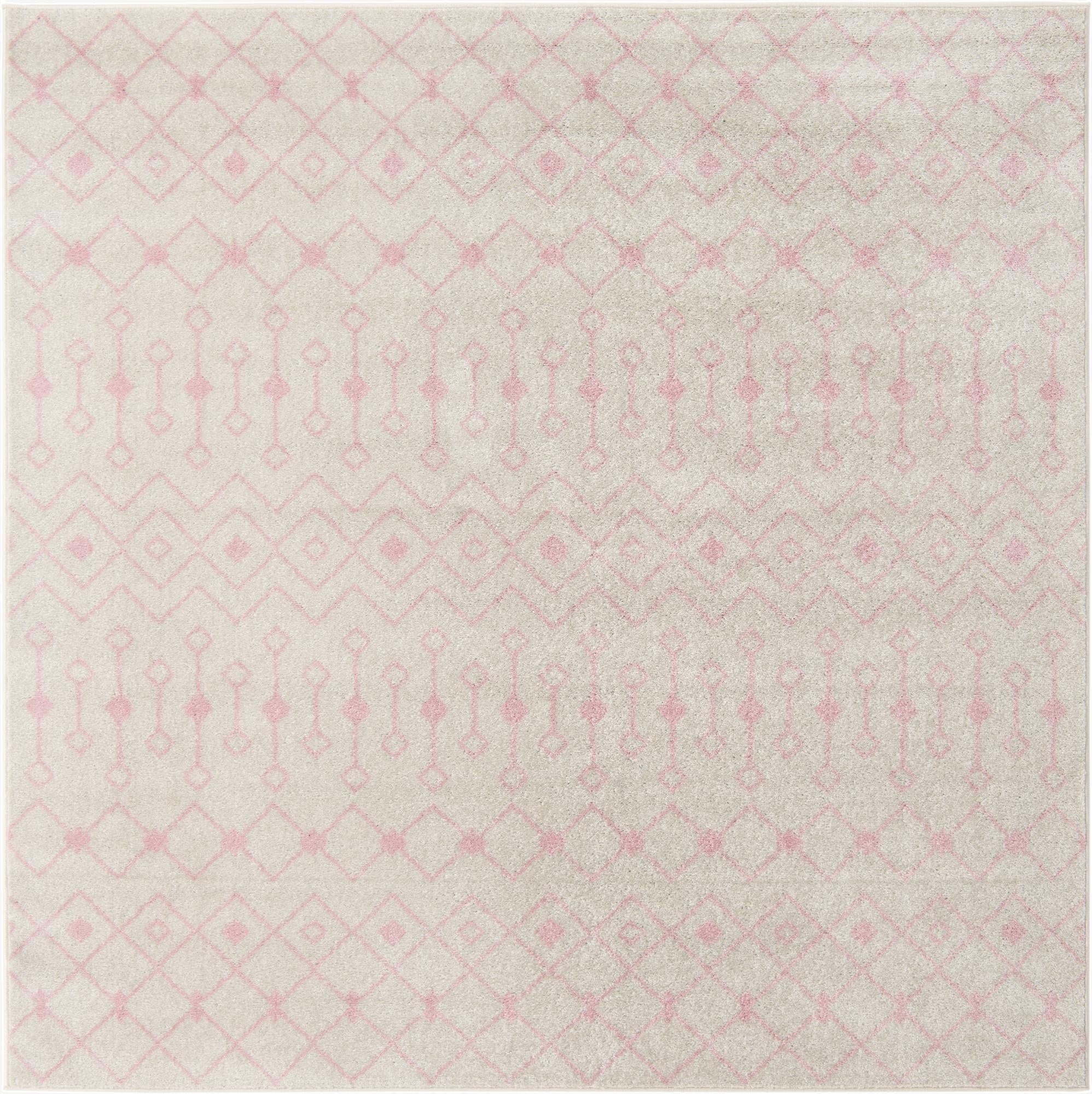  7' 10 x 7' 10 Moroccan Trellis Square Rug