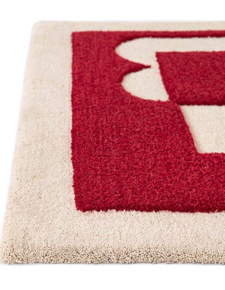 Detail image of  2' x 6' 1 Handtufted Wool Runner Rug