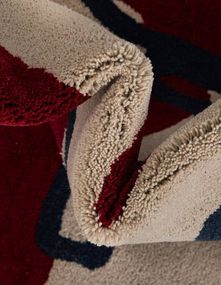 Detail image of  2' x 5' 1 Handtufted Wool Runner Rug