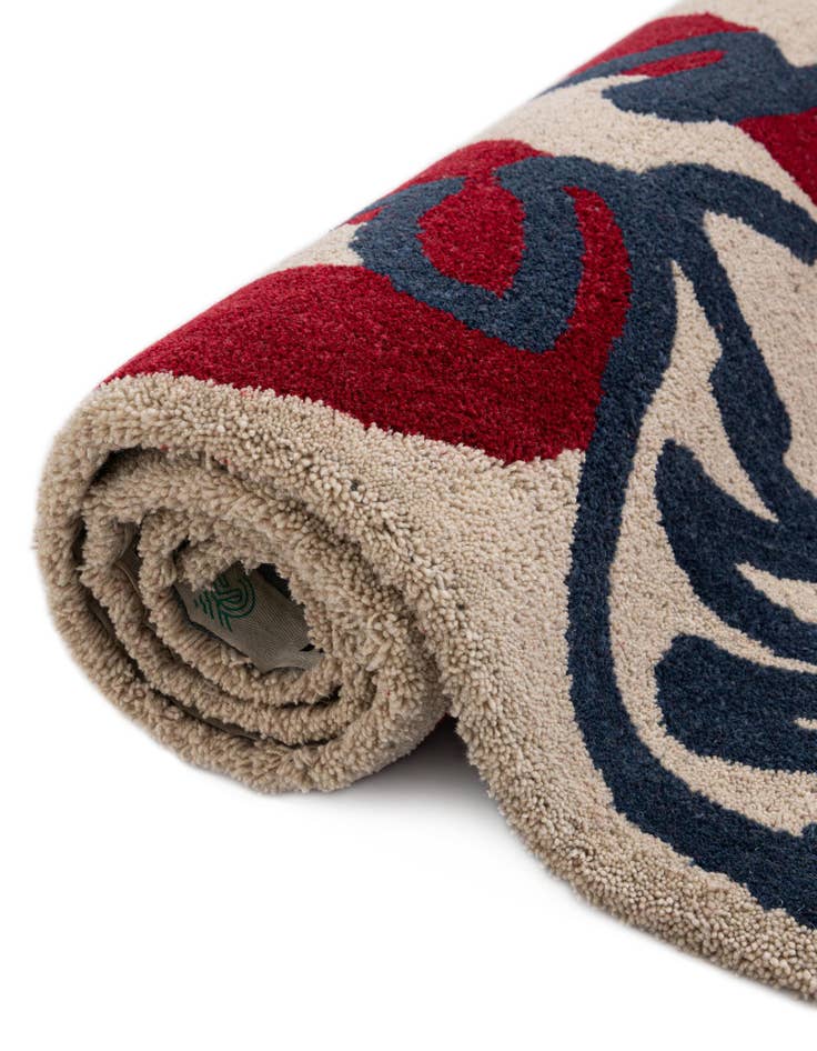 Detail image of  2' x 5' 1 Handtufted Wool Runner Rug