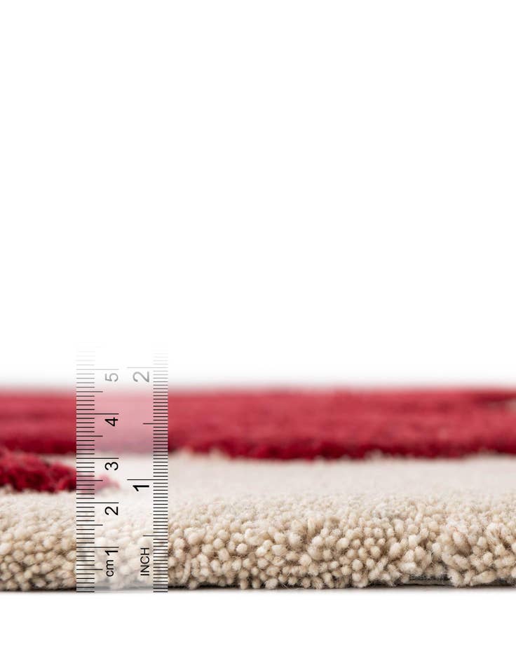 Detail image of  4' 1 x 4' 1 Handtufted Wool Square Rug