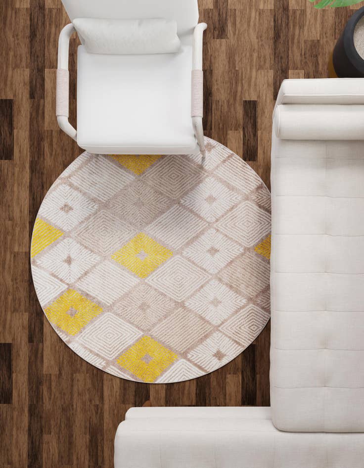 Detail image of  7' 10 x 7' 10 Laguna Round Rug