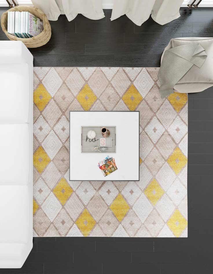 Detail image of  7' 10 x 7' 10 Laguna Square Rug