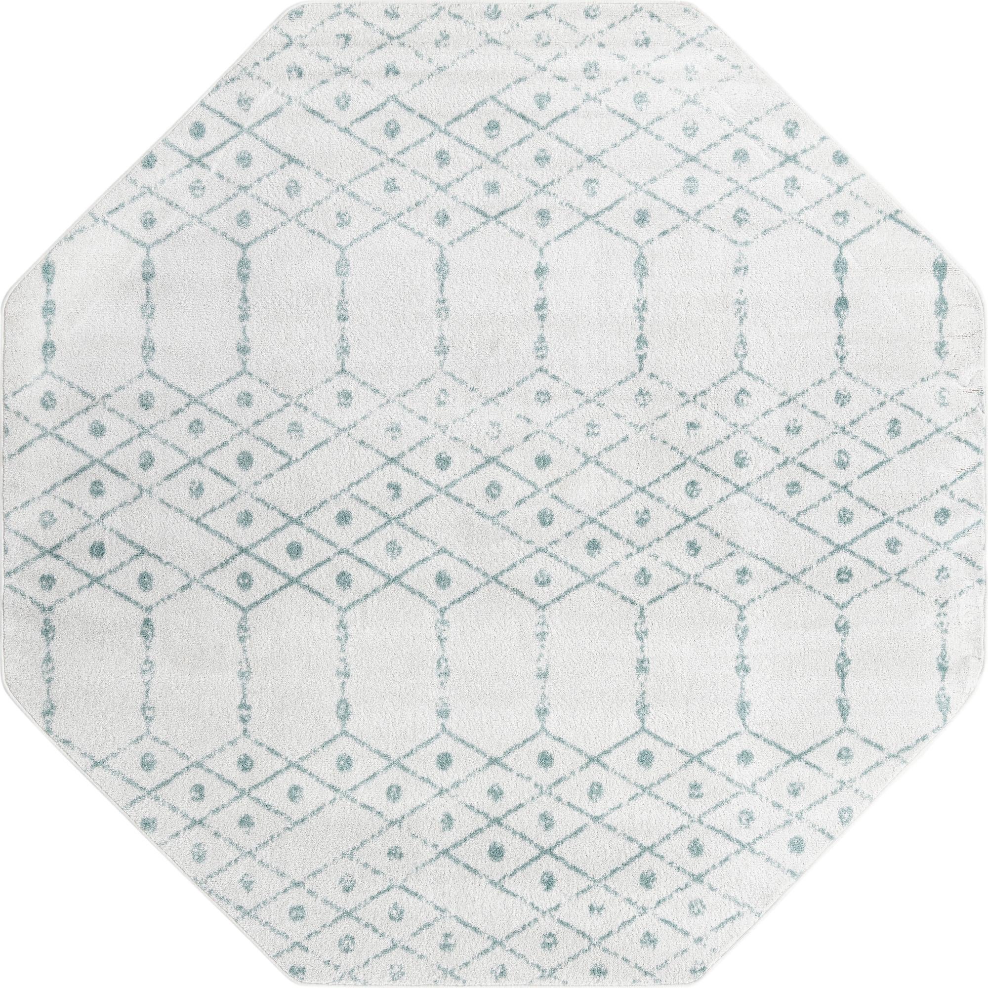 Rug Ivory Aqua Swatch link