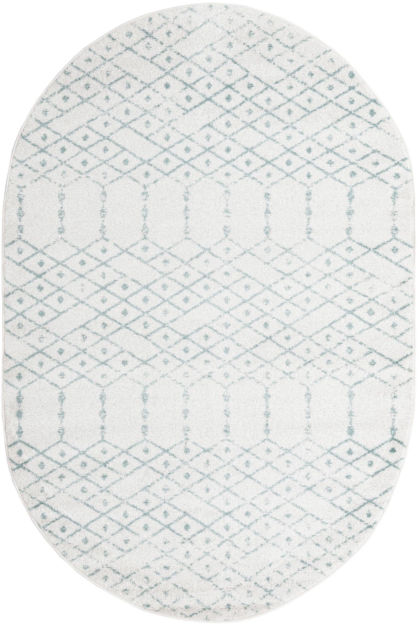 Rug Ivory Aqua Swatch link