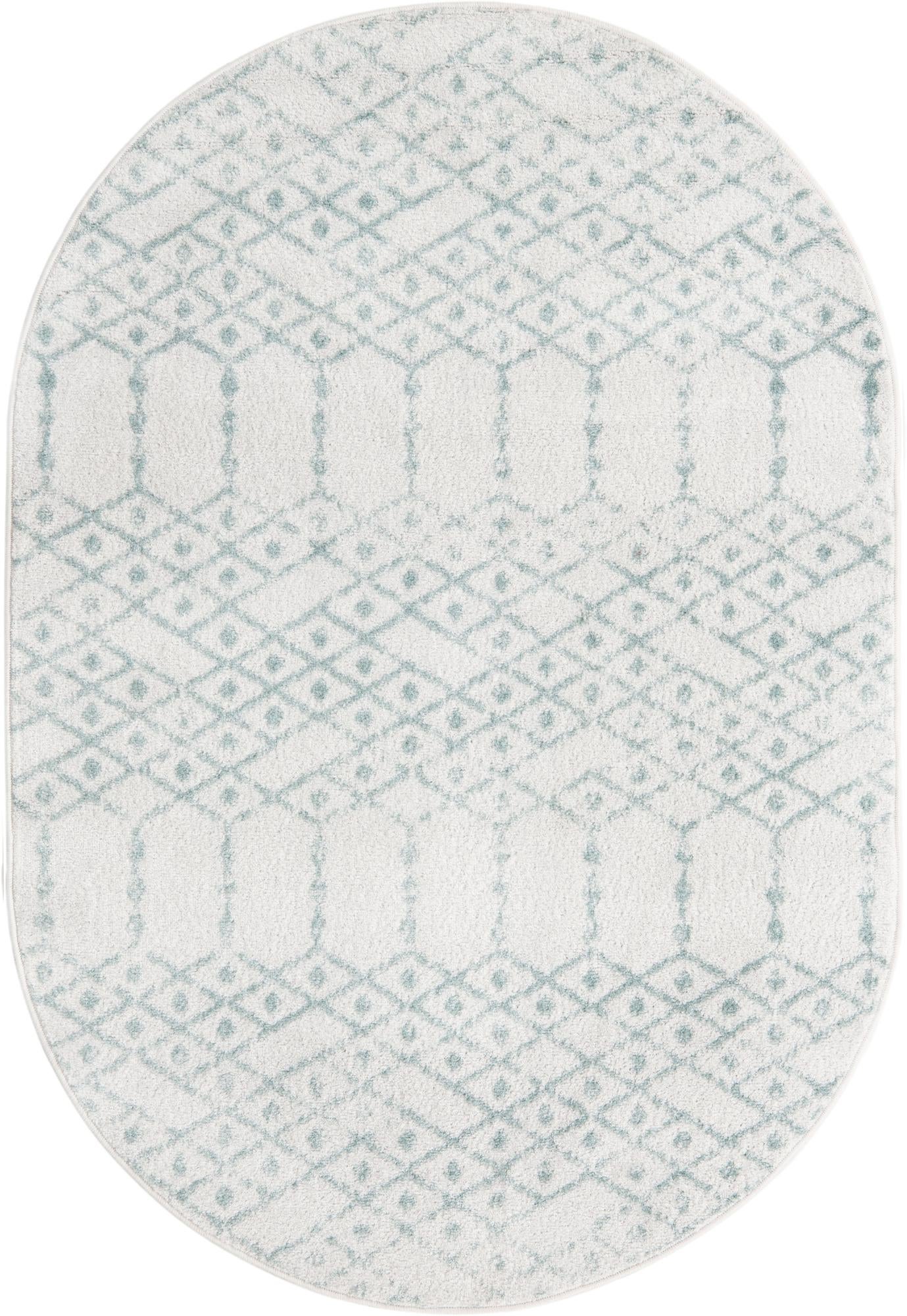 Rug Ivory Aqua Swatch link