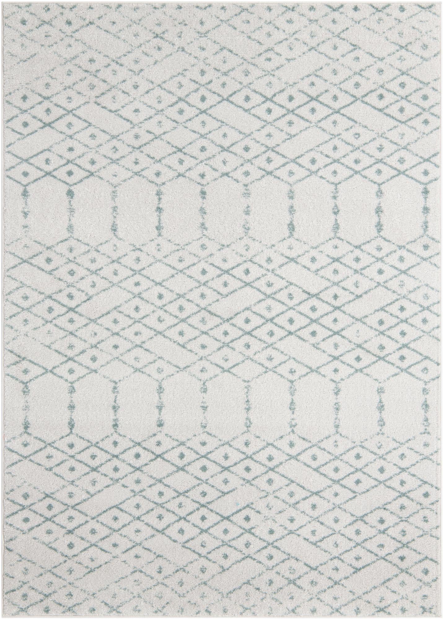 Rug Ivory Aqua Swatch link
