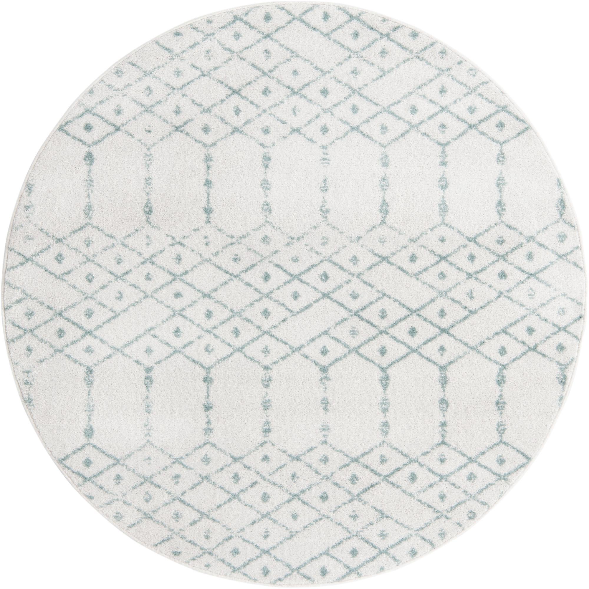 Rug Ivory Aqua Swatch link