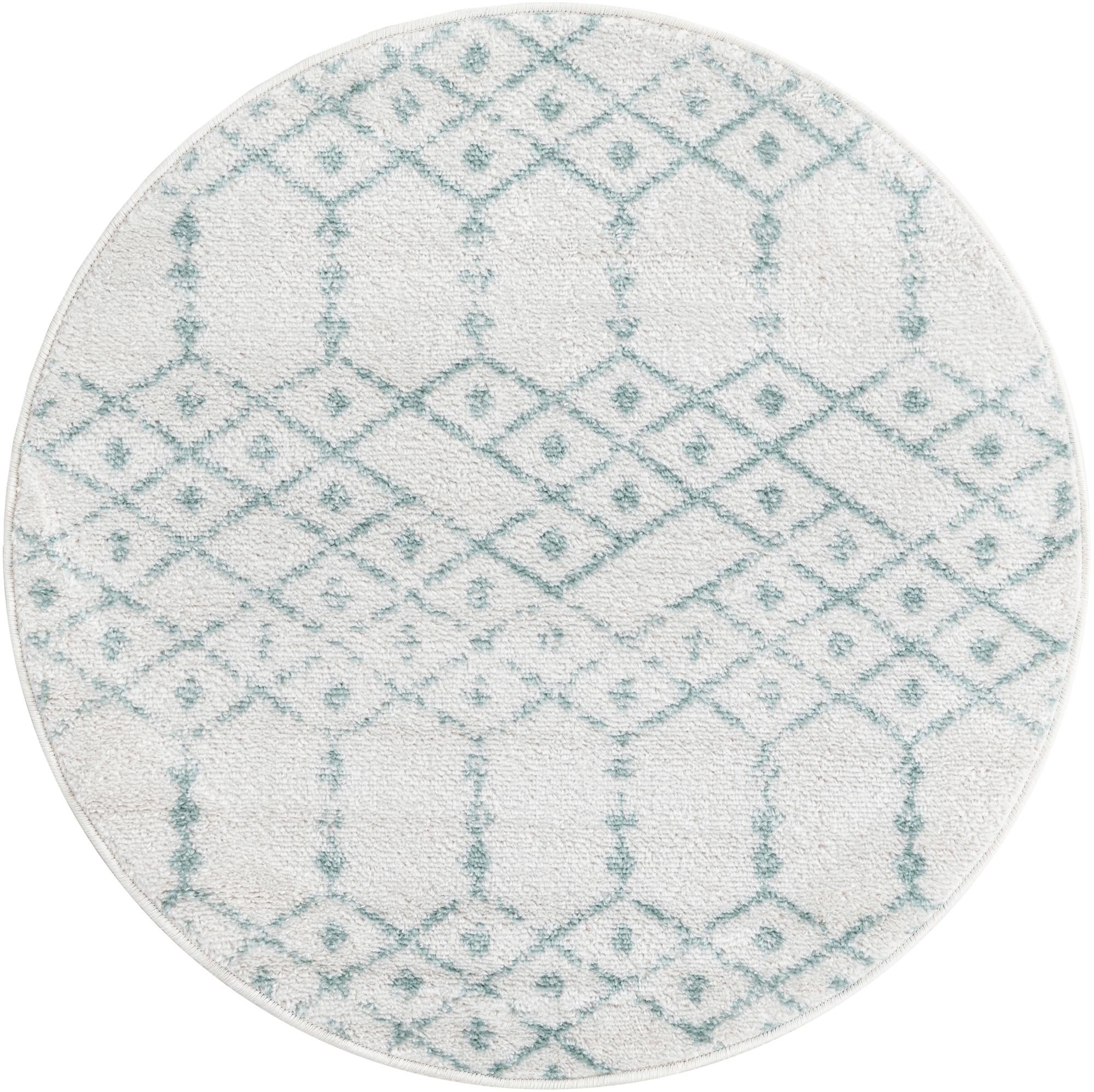 Rug Ivory Aqua Swatch link