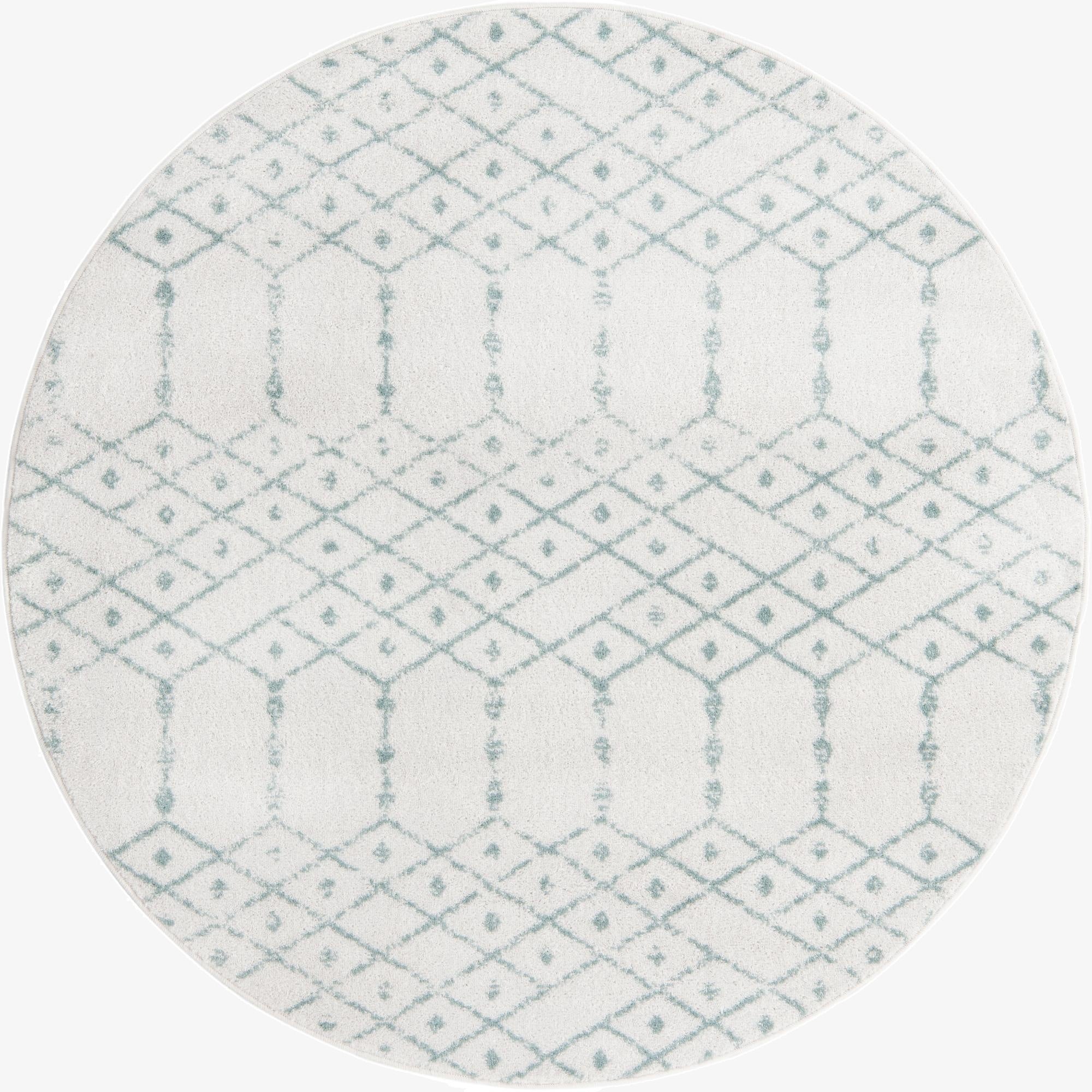  5' 3 x 5' 3 Paxon Trellis Round Rug