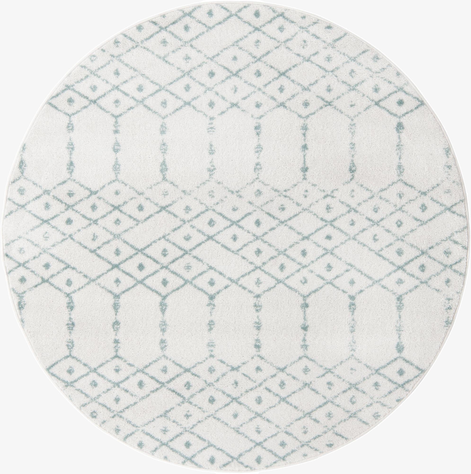  7' 10 x 7' 10 Paxon Trellis Round Rug