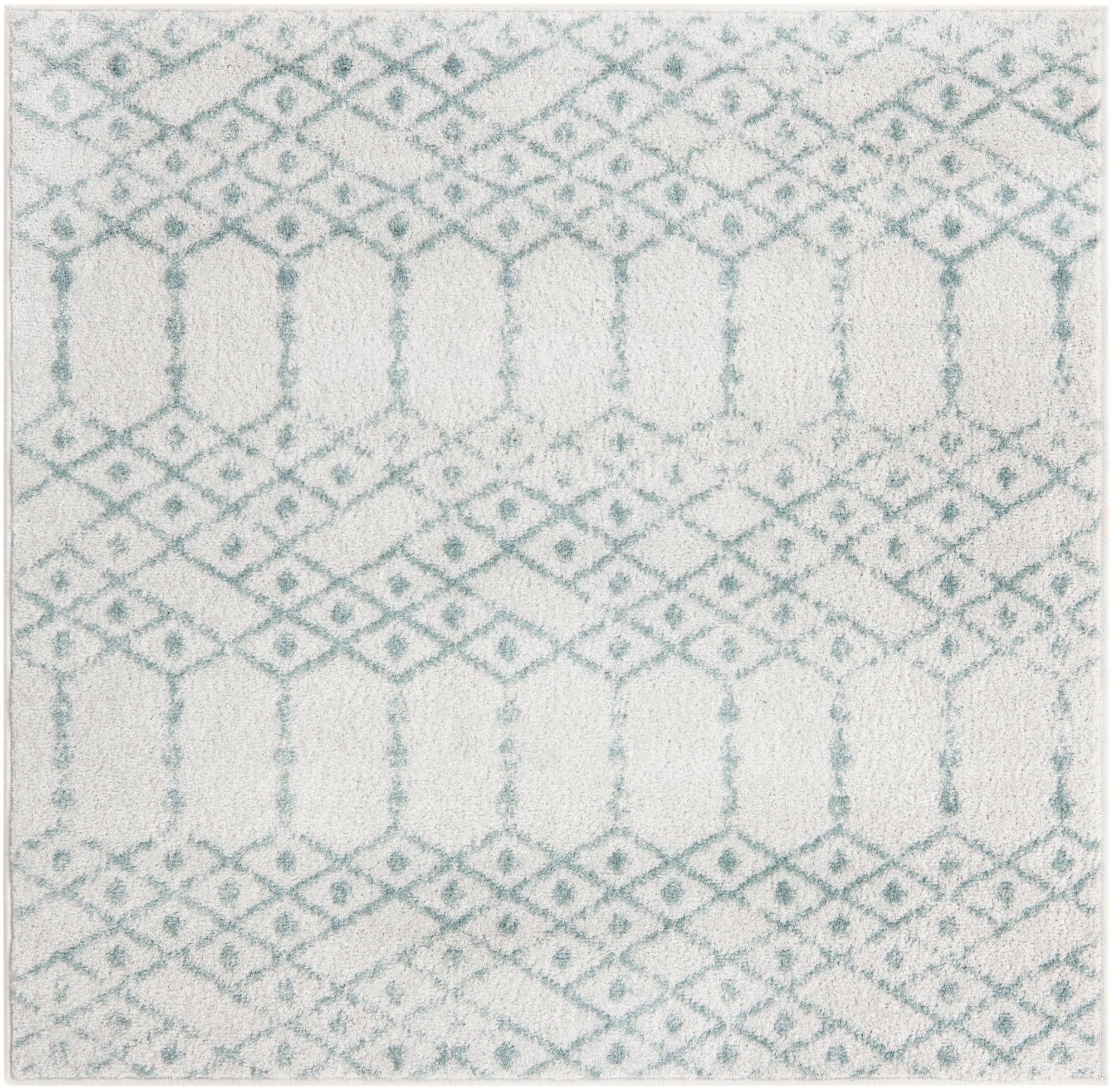 Rug Ivory Aqua Swatch link