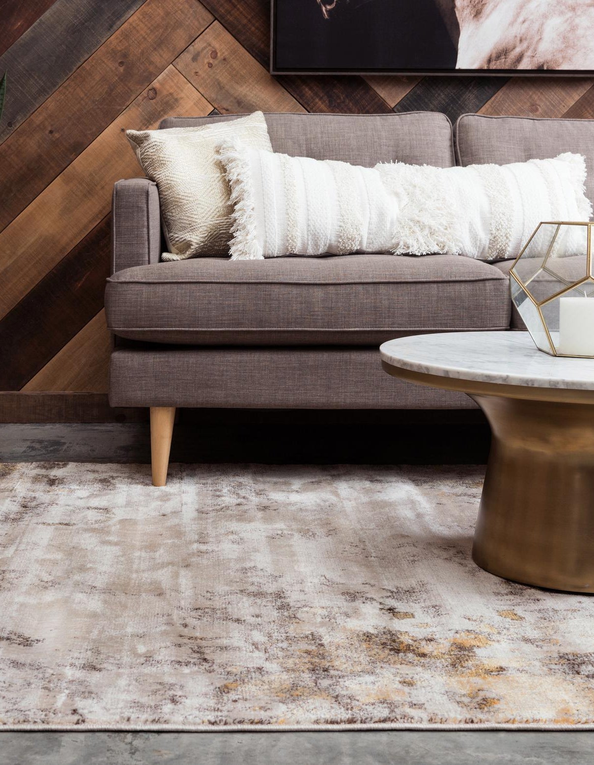 Ivory Beige 4' x 6' Apollo Rug | Rugs.com