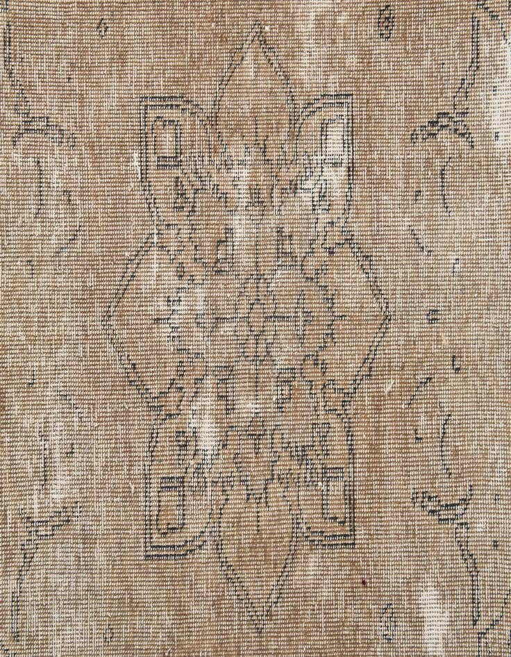 Detail image of  9' 6 x 13' 3  Hand Knotted Ultra Vintage Persian Wool Rug