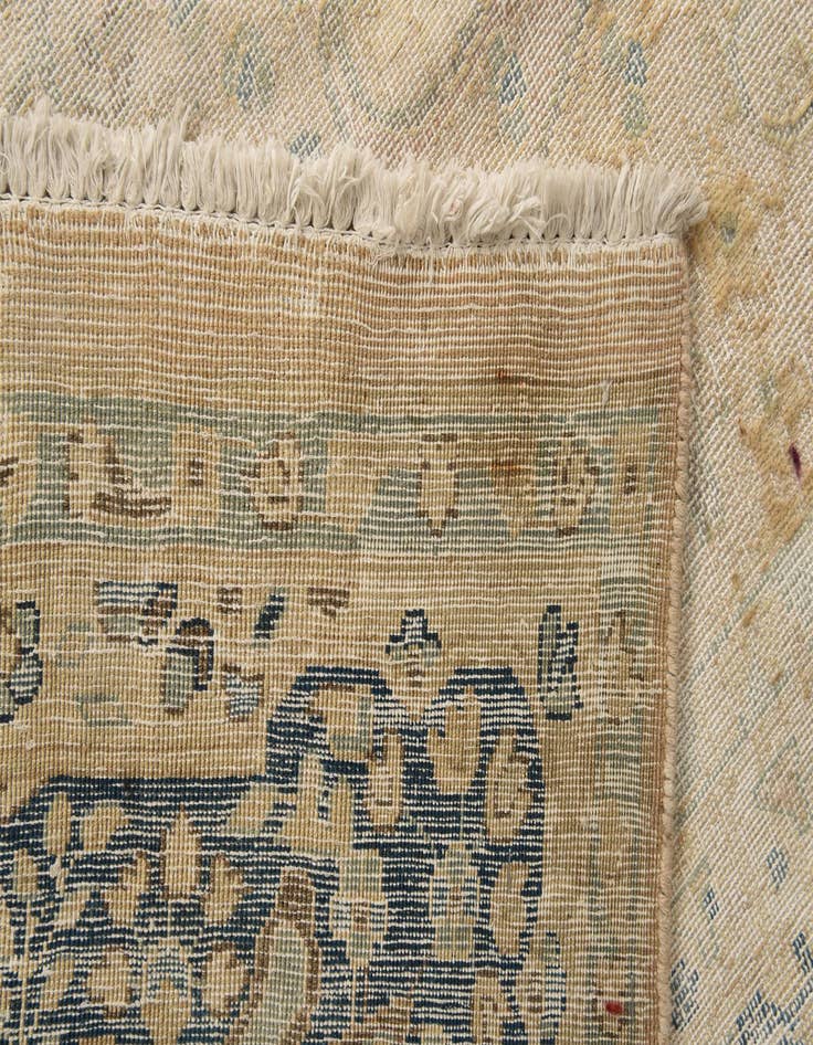 Detail image of 8' 9 x 11' 3 Hand Knotted Ultra Vintage Persian Wool Rug