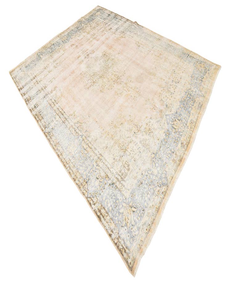 Detail image of 8' 9 x 11' 3 Hand Knotted Ultra Vintage Persian Wool Rug