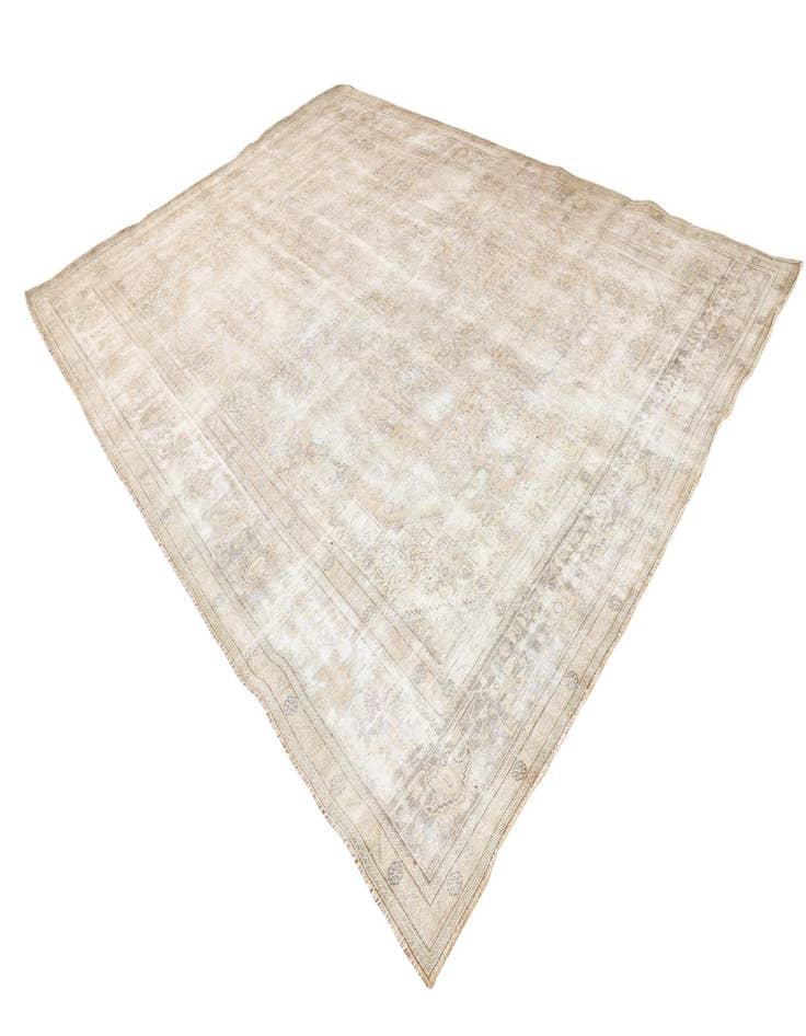 Detail image of  9' 7 x 12' 7  Hand Knotted Ultra Vintage Persian Wool Rug