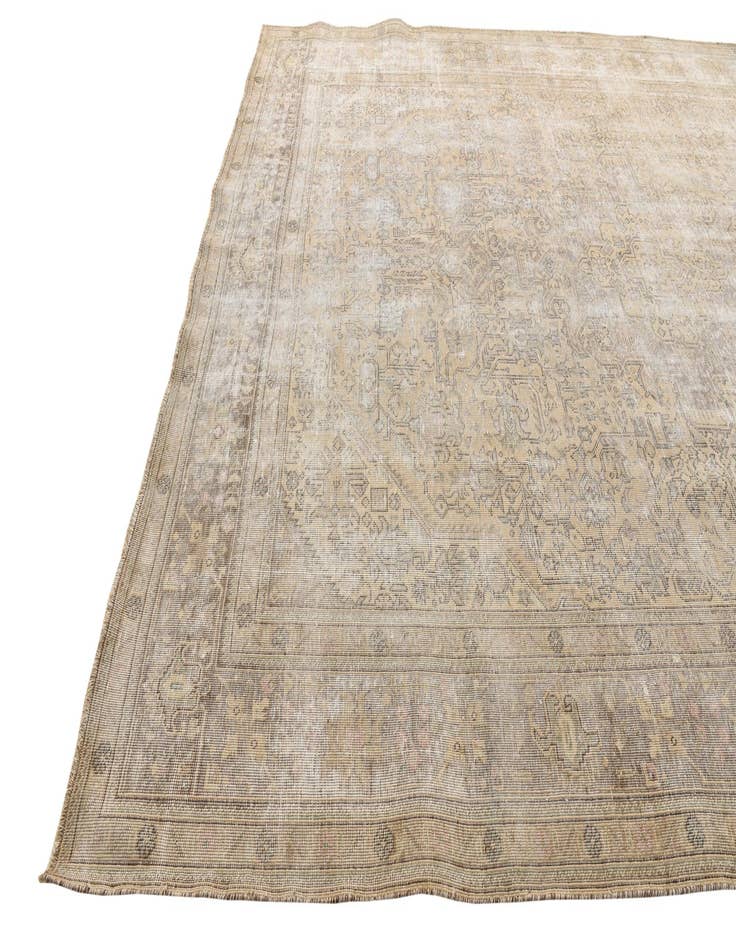 Detail image of  9' 7 x 12' 7  Hand Knotted Ultra Vintage Persian Wool Rug